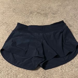 Lululemon navy shorts, 8 tall, great condition